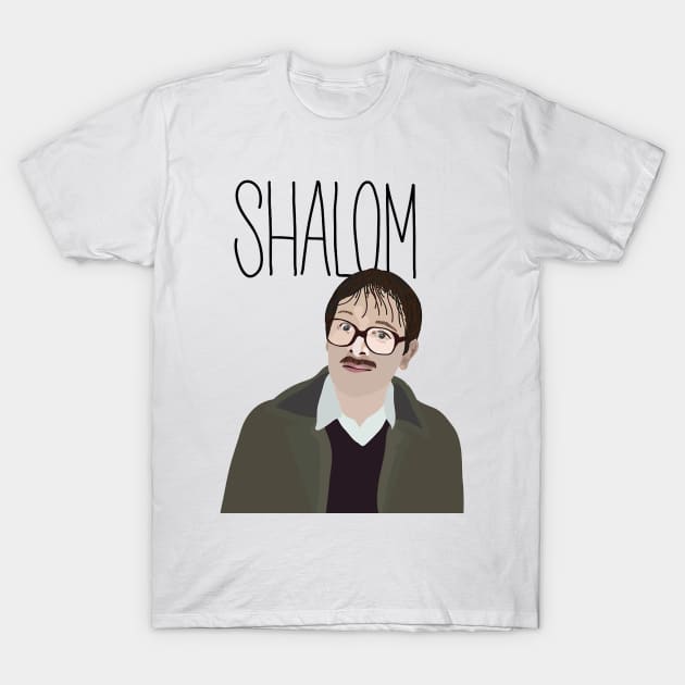 Jim Friday Night Dinner Shalom Jackie T-Shirt by juliusredmon